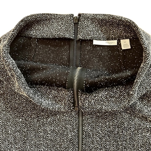 Halogen Stretchy Soft Comfy Work Pencil Skirt w Front Zipper - Dark Gray - Picture 3 of 6